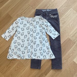Full outfit. Great for spring fall winter. Halloween shirt.